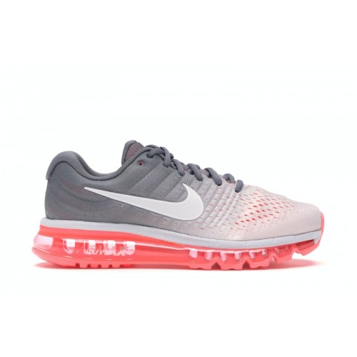 Кроссы Nike Air Max 2017 Pure Platinum Hot Lava (W) - женская сетка размеров