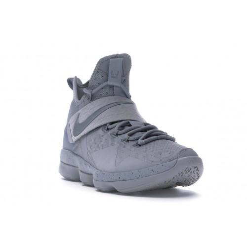 Кроссы Nike LeBron 14 Silver - мужская сетка размеров