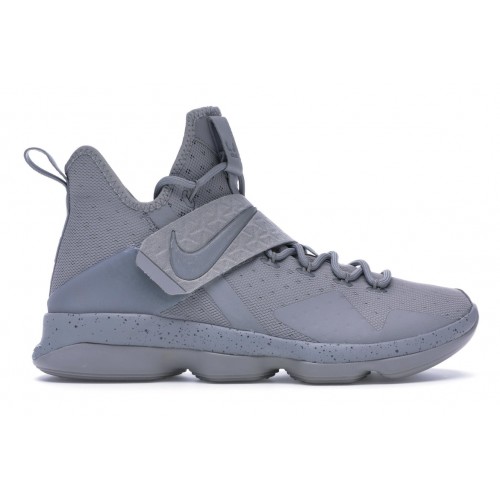 Кроссы Nike LeBron 14 Silver - мужская сетка размеров