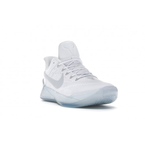 Кроссы Nike Kobe A.D. White Chrome - мужская сетка размеров