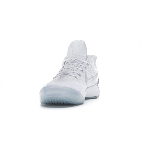 Кроссы Nike Kobe A.D. White Chrome - мужская сетка размеров