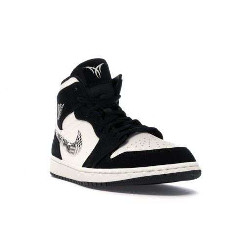 Кроссы Jordan 1 Mid Equality (2019) - мужская сетка размеров