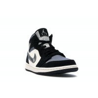 Jordan 1 Mid Satin Grey Toe