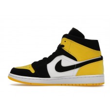Jordan 1 Mid Yellow Toe Black