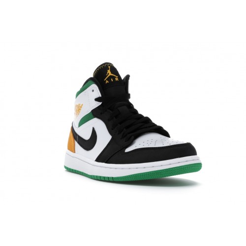 Кроссы Jordan 1 Mid Oakland - мужская сетка размеров