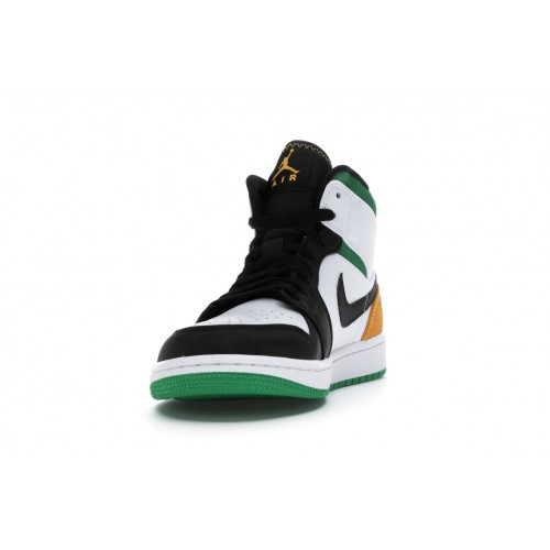 Кроссы Jordan 1 Mid Oakland - мужская сетка размеров