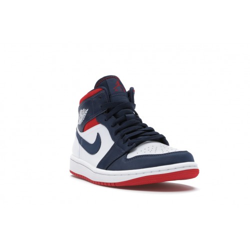 Кроссы Jordan 1 Mid SE USA - мужская сетка размеров