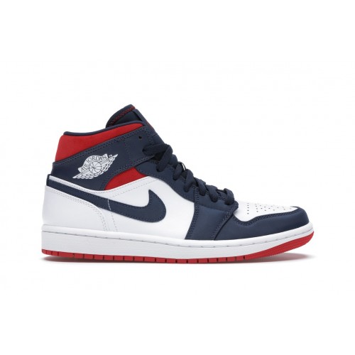Кроссы Jordan 1 Mid SE USA - мужская сетка размеров
