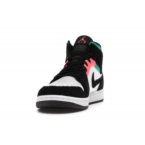 Кроссы Jordan 1 Mid SE South Beach - мужская сетка размеров