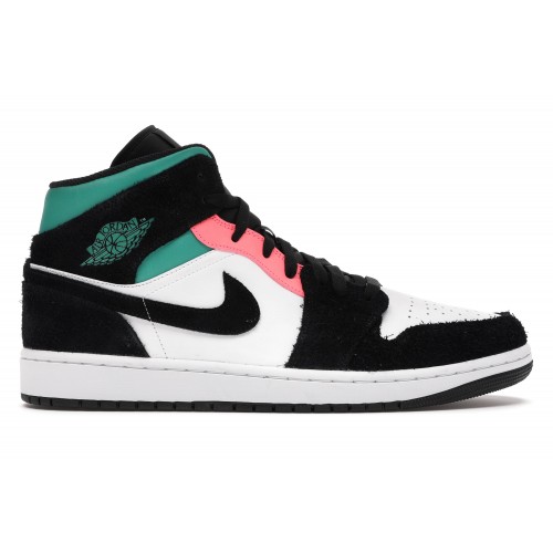 Кроссы Jordan 1 Mid SE South Beach - мужская сетка размеров