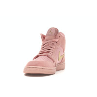 Jordan 1 Mid Coral Gold