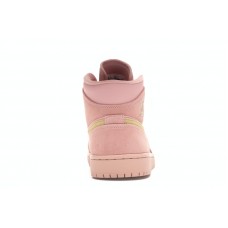 Jordan 1 Mid Coral Gold