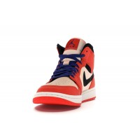 Jordan 1 Mid Team Orange Black