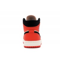 Jordan 1 Mid Team Orange Black