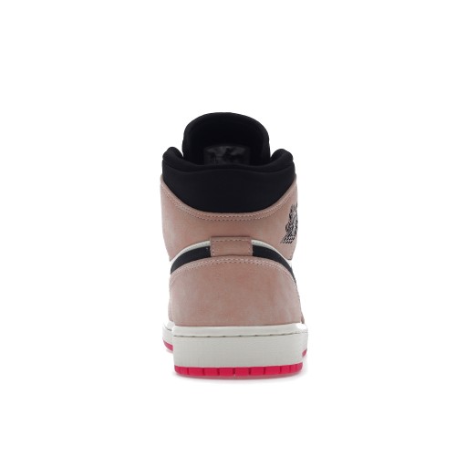 Кроссы Jordan 1 Mid Crimson Tint - мужская сетка размеров