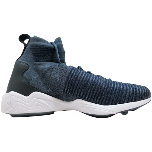 Nike Zoom Mercurial XI Flyknit FC Blue Fox/Metallic Gold Coin - мужская сетка размеров