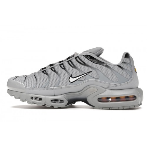 Кроссы Nike Air Max Plus Wolf Grey - мужская сетка размеров