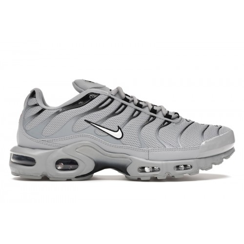 Кроссы Nike Air Max Plus Wolf Grey - мужская сетка размеров