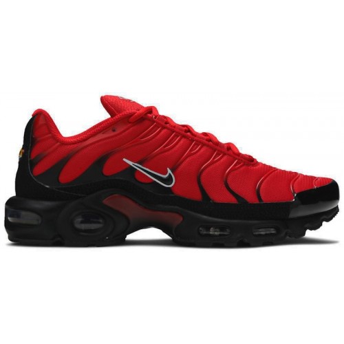 Кроссы Nike Air Max Plus TN University Red - мужская сетка размеров