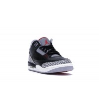 Подростковые Jordan 3 Retro Black Cement (2018) (GS)
