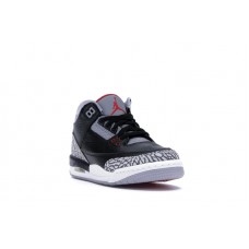 Подростковые Jordan 3 Retro Black Cement (2018) (GS)