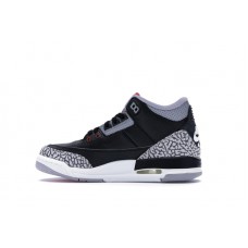 Подростковые Jordan 3 Retro Black Cement (2018) (GS)