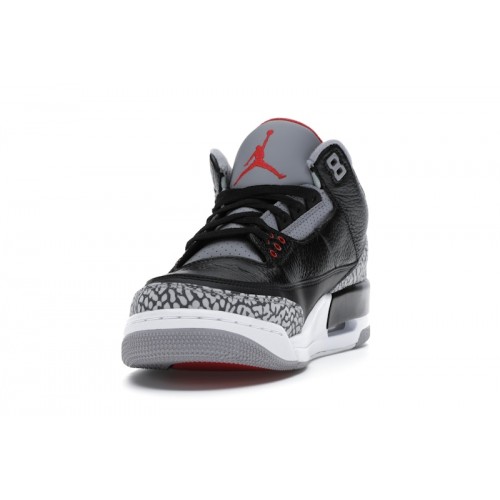 Кроссы Jordan 3 Retro Black Cement (2018) - мужская сетка размеров