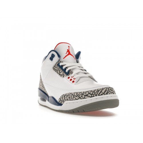 Кроссы Jordan 3 Retro True Blue (2016) - мужская сетка размеров