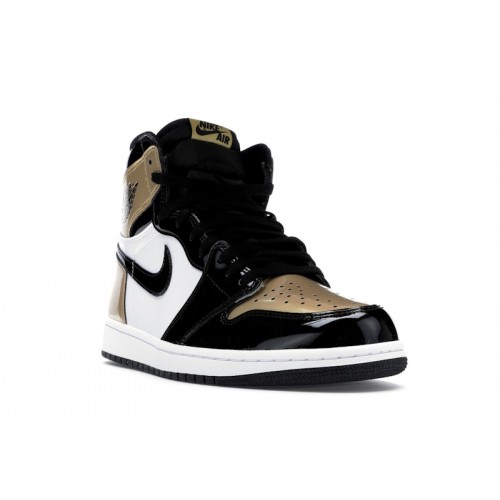 Кроссы Jordan 1 Retro High NRG Patent Gold Toe - мужская сетка размеров