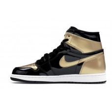 Jordan 1 Retro High NRG Patent Gold Toe