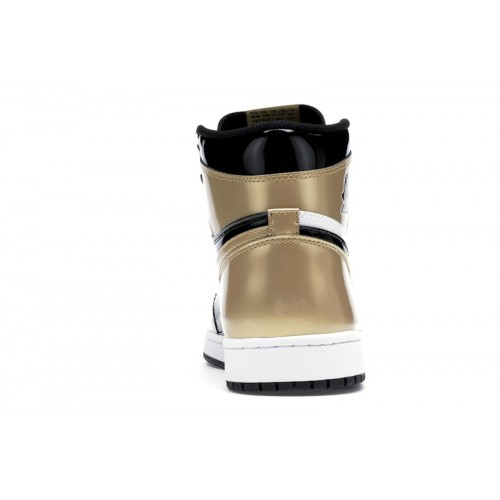 Кроссы Jordan 1 Retro High NRG Patent Gold Toe - мужская сетка размеров