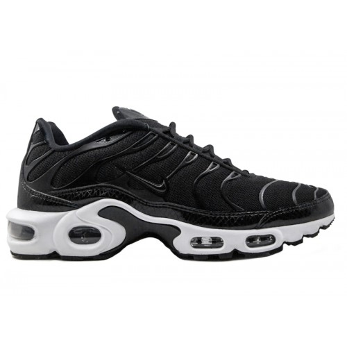 Кроссы Nike Air Max Plus SE Black Snakeskin White (W) - женская сетка размеров