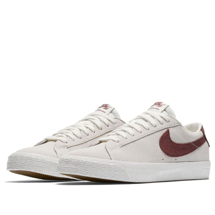 Nike SB Blazer Low Summit White Dark Team Red - мужская сетка размеров Nike SB Blazer Low Summit White Dark Team Red - мужская сетка размеров