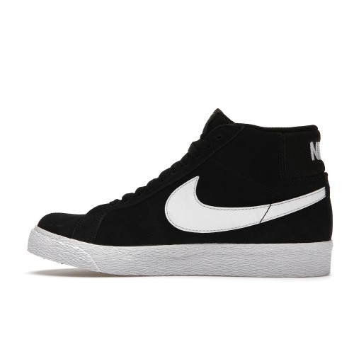 Кроссы Nike SB Zoom Blazer Mid Black White - мужская сетка размеров