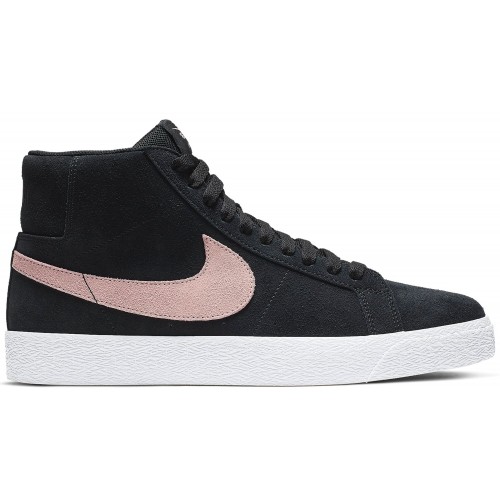 Мужские кроссовки Nike SB Blazer Mid Black Washed Coral