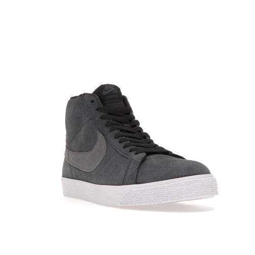 Мужские кроссовки Nike SB Zoom Blazer Mid Black Wolf Grey