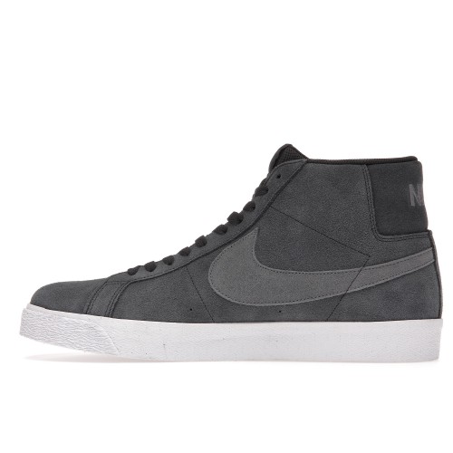 Мужские кроссовки Nike SB Zoom Blazer Mid Black Wolf Grey