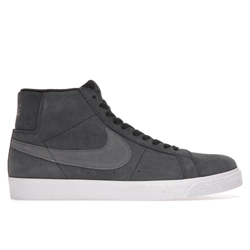 Мужские кроссовки Nike SB Zoom Blazer Mid Black Wolf Grey