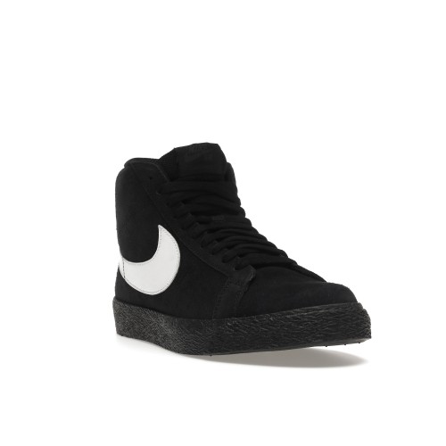 Кроссы Nike SB Zoom Blazer Mid Black White - мужская сетка размеров