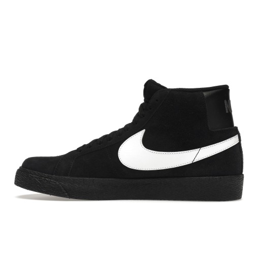 Кроссы Nike SB Zoom Blazer Mid Black White - мужская сетка размеров