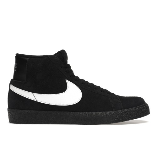 Кроссы Nike SB Zoom Blazer Mid Black White - мужская сетка размеров