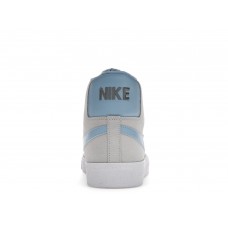 Мужские кроссовки Nike SB Blazer Mid Soft Grey Baby Blue