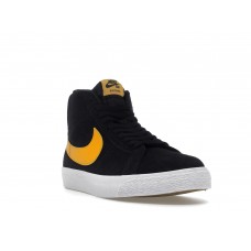 Кроссовки Nike SB Zoom Blazer Mid Black University Gold
