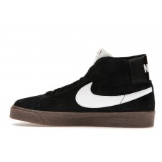 Кроссовки Nike SB Zoom Blazer Mid Black White Dark Gum
