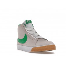 Мужские кроссовки Nike SB Zoom Blazer Mid Summit White Lucky Green