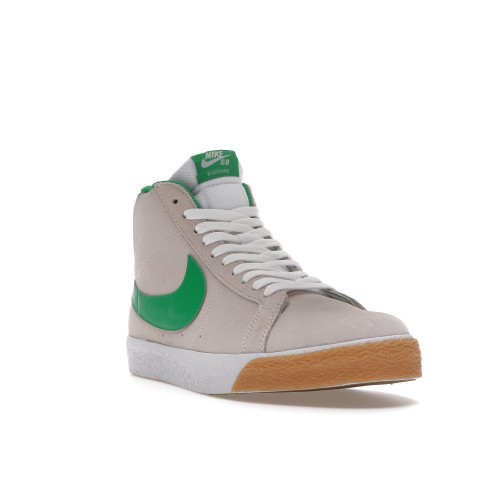 Мужские кроссовки Nike SB Zoom Blazer Mid Summit White Lucky Green