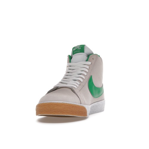 Мужские кроссовки Nike SB Zoom Blazer Mid Summit White Lucky Green