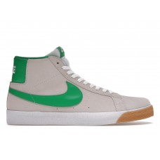 Мужские кроссовки Nike SB Zoom Blazer Mid Summit White Lucky Green