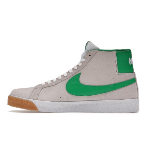 Мужские кроссовки Nike SB Zoom Blazer Mid Summit White Lucky Green