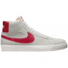 Мужские кроссовки Nike SB Blazer Mid Summit White University Red